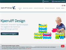 Tablet Screenshot of kjaerulff-design.dk